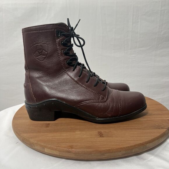 Ariat Performer Riding Boot Women 6 EUR 36 Red Brown Equestrian- See Desc - Picture 1 of 7